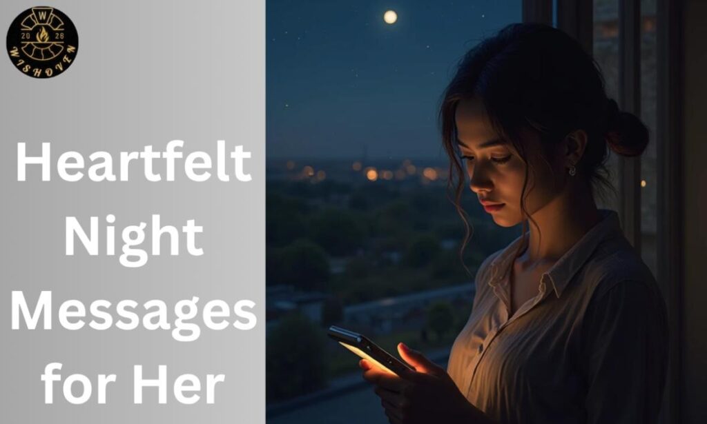 Heartfelt Good Night Messages for her