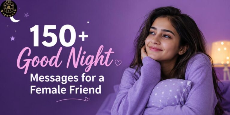 150+ Good Night Messages for a Female Friend