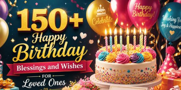 150+ Happy Birthday Blessings and Wishes for Loved Ones