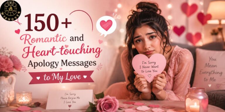 150+ Romantic and Heart-Touching Apology Messages to My Love