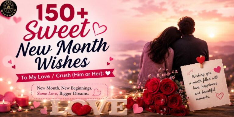 150+ Sweet New Month Wishes To My Love Crush (Him or Her)