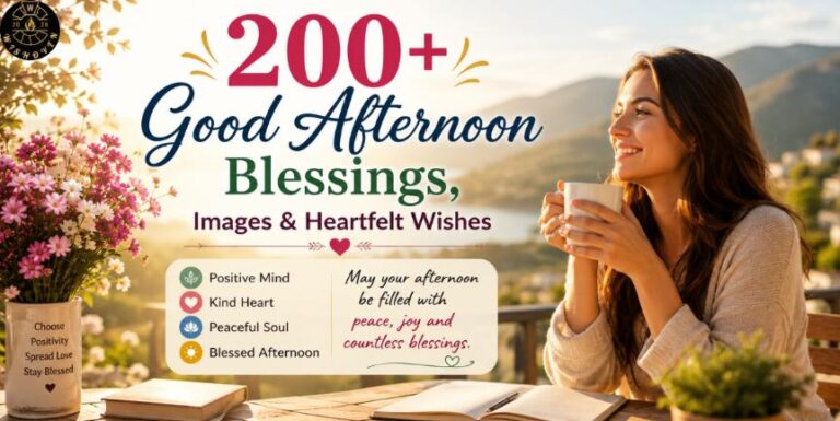 200+ Good Afternoon Blessings, Images & Heartfelt Wishes