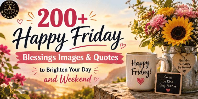 200+ Happy Friday Blessings Images & Quotes to Brighten Your Day and Weekend