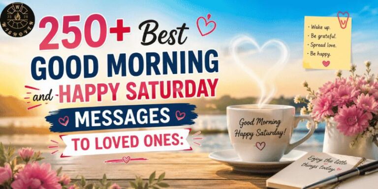 250+ Best Good Morning and Happy Saturday Messages to Loved Ones