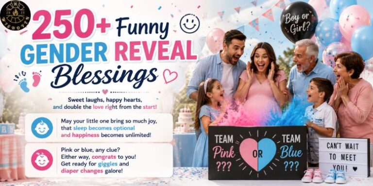 250+ Funny Gender Reveal Blessings