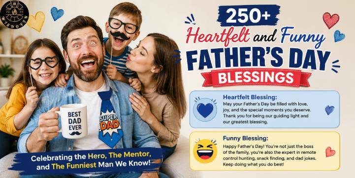250+ Heartfelt and Funny Father’s Day Blessings