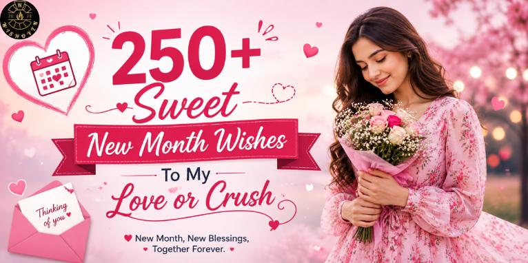 250+ Sweet New Month Wishes To My Love or Crush