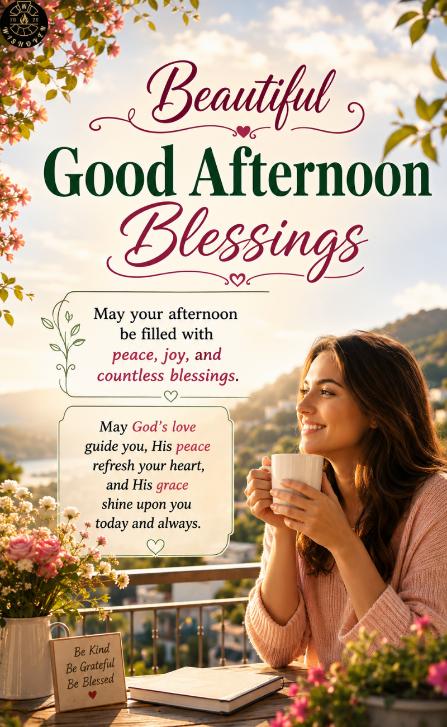 Beautiful Good Afternoon Blessings