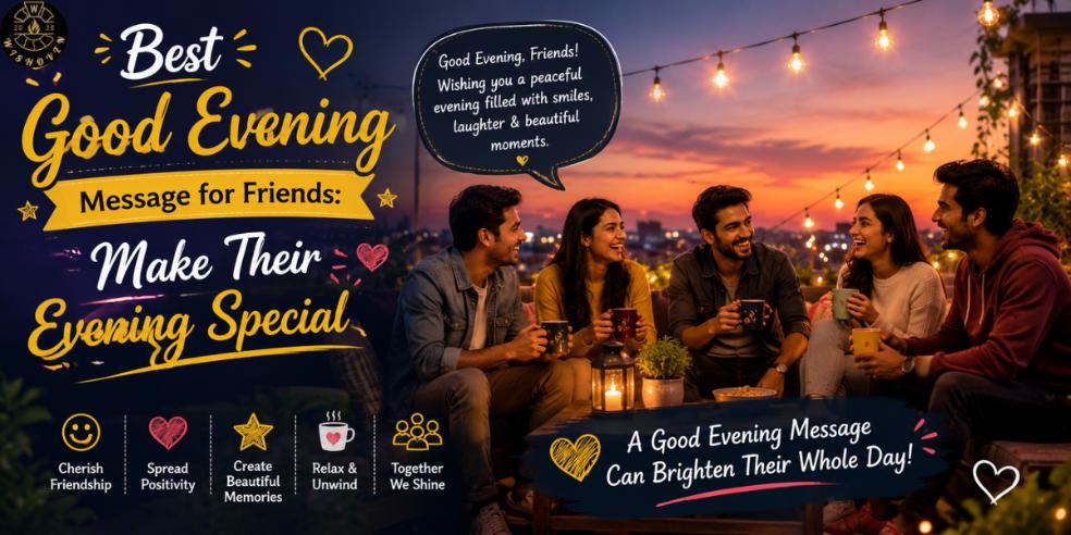 Best Good Evening Message for Friends