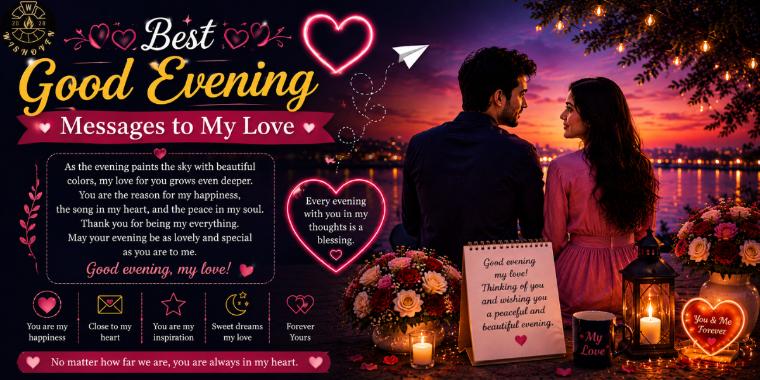 Best Good Evening Messages to My Love
