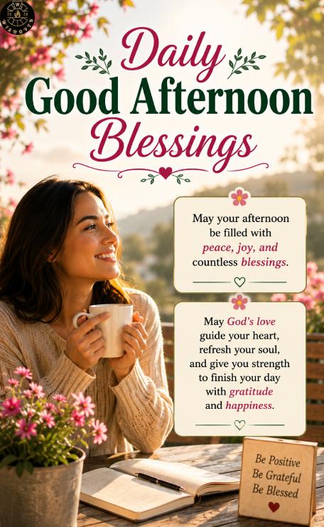 Daily Good Afternoon Blessings