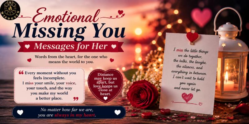 Emotional Missing You Messages for Her