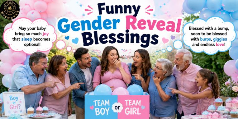 Funny Gender Reveal Blessings