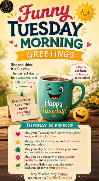 Funny Tuesday Morning Greetings