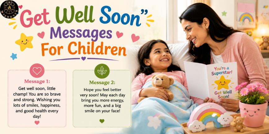 Get Well Soon Messages For Children