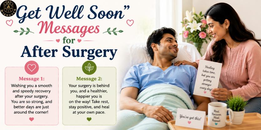 Get Well Soon Messages for After Surgery