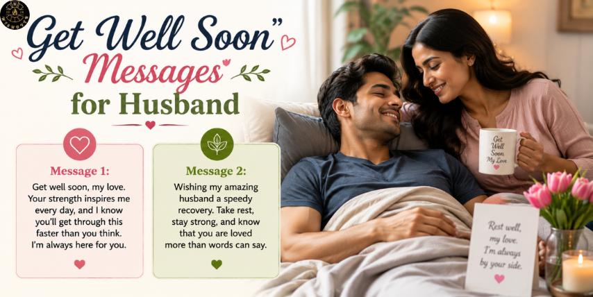 Get Well Soon Messages for Husband