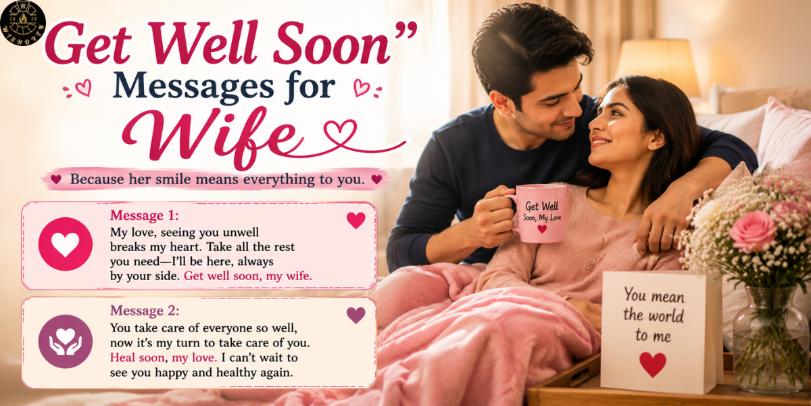 Get Well Soon Messages for Wife