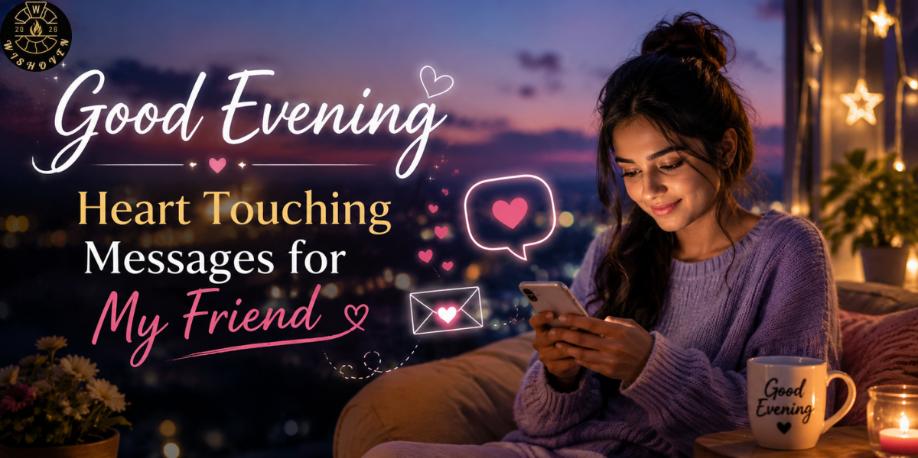 Good Evening Heart Touching Messages for My Friend