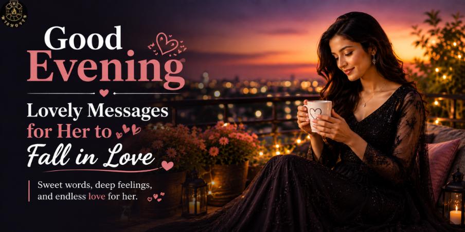 Good Evening Lovely Messages for Her to Fall in Love