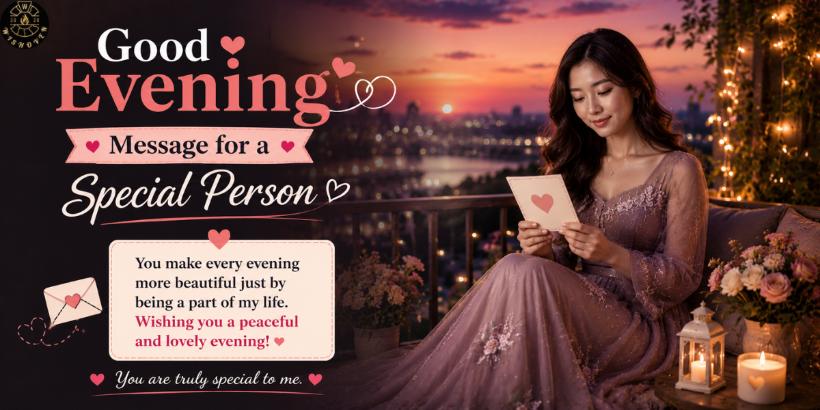 Good Evening Message for a Special Person