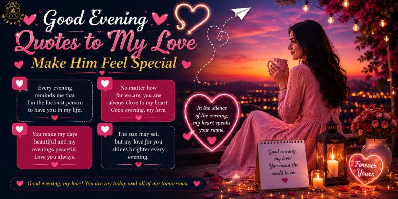 Good Evening Quotes to feel her special