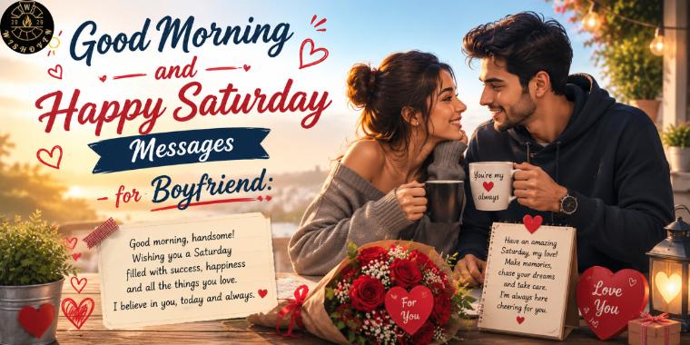 Good Morning and Happy Saturday Messages for Boyfriend
