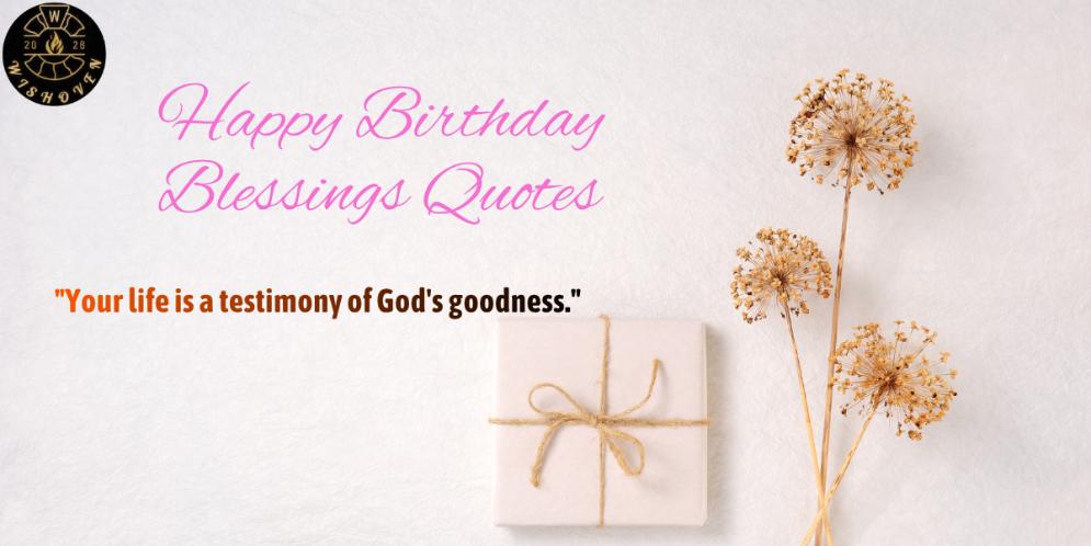 Happy Birthday Blessings Quotes