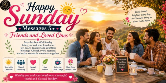 Happy Sunday Messages for Friends and Loved Ones