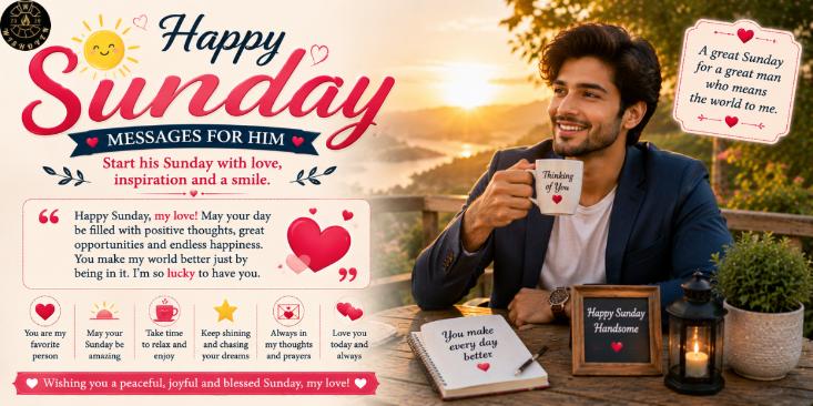 Happy Sunday Messages for Him