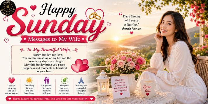 Happy Sunday Messages to My Wife
