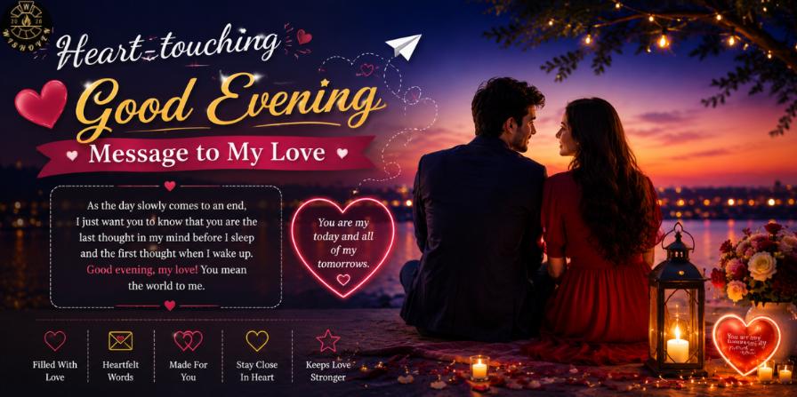 Heart-touching Good Evening Message to My Love