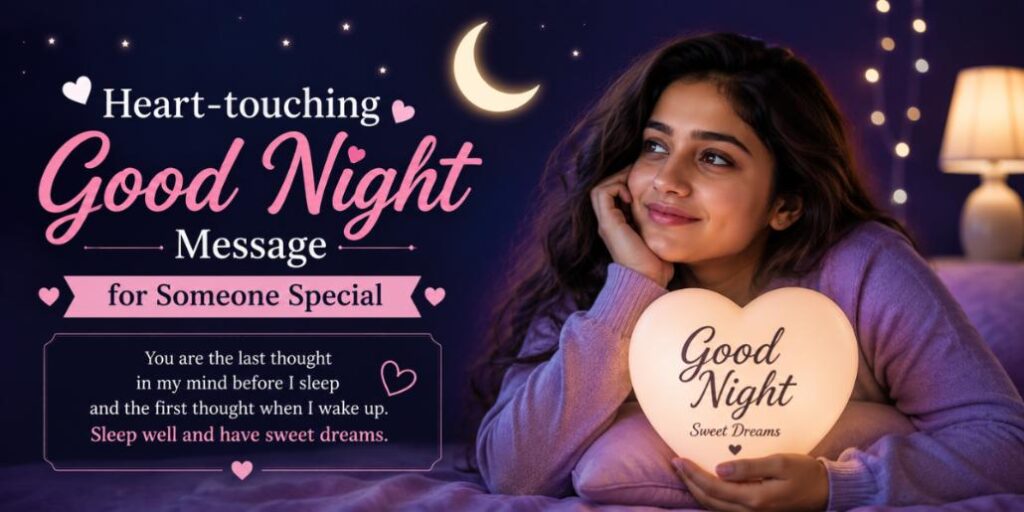 Heart-touching Good Night Message for Someone Special