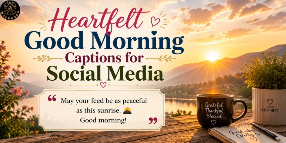 Heartfelt Good Morning Captions for Social Media