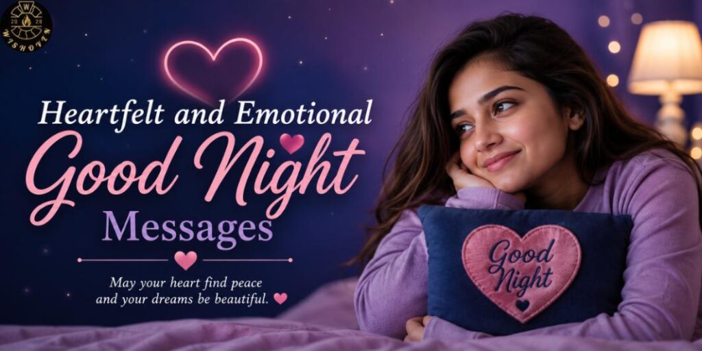 Heartfelt and Emotional Good Night Messages
