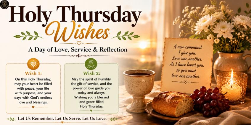 Holy Thursday Wishes