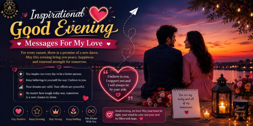 Inspirational Good Evening Messages For My Love