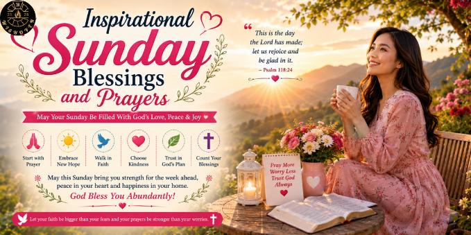 Inspirational Sunday Blessings and Prayers