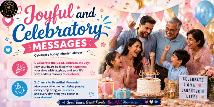Joyful and Celebratory Messages