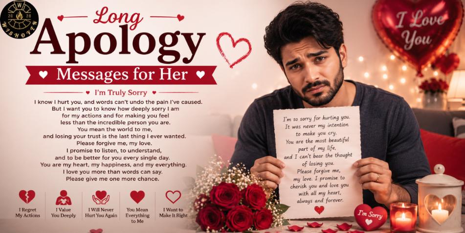Long Apology Messages for Her