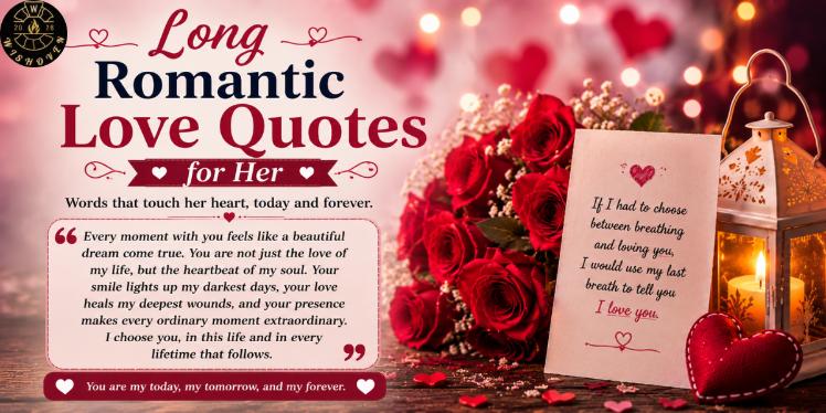 Long Romantic Love Quotes for Her