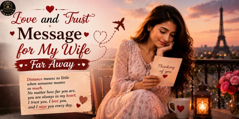 Love and Trust Message for My Wife Far Away