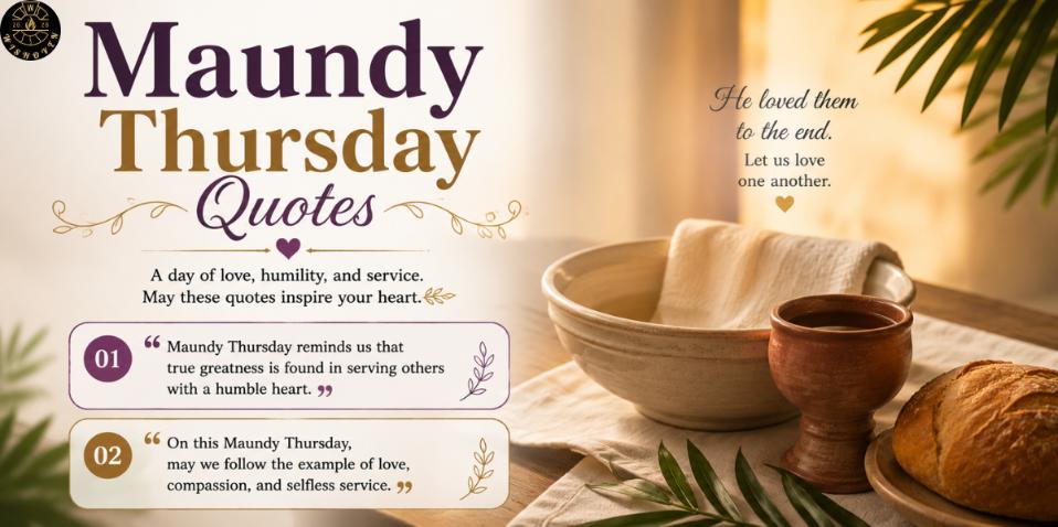 Maundy Thursday Quotes