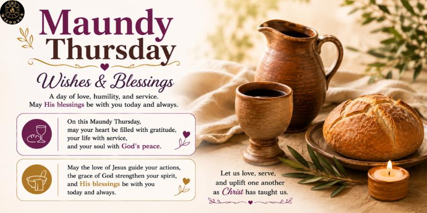 Maundy Thursday Wishes & Blessings