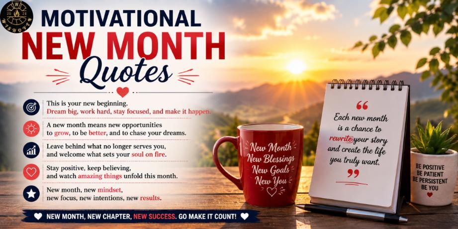 Motivational New Month Quotes