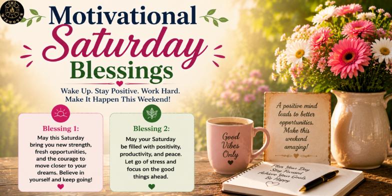 Motivational Saturday Blessings
