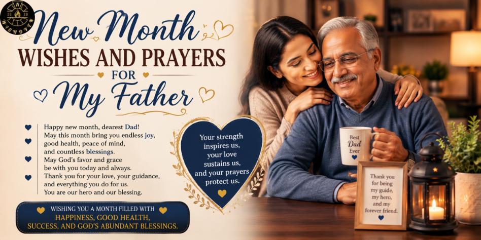 New Month Wishes and Prayers for My Father