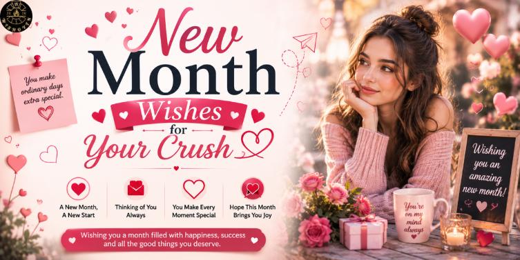 New Month Wishes for Your Crush
