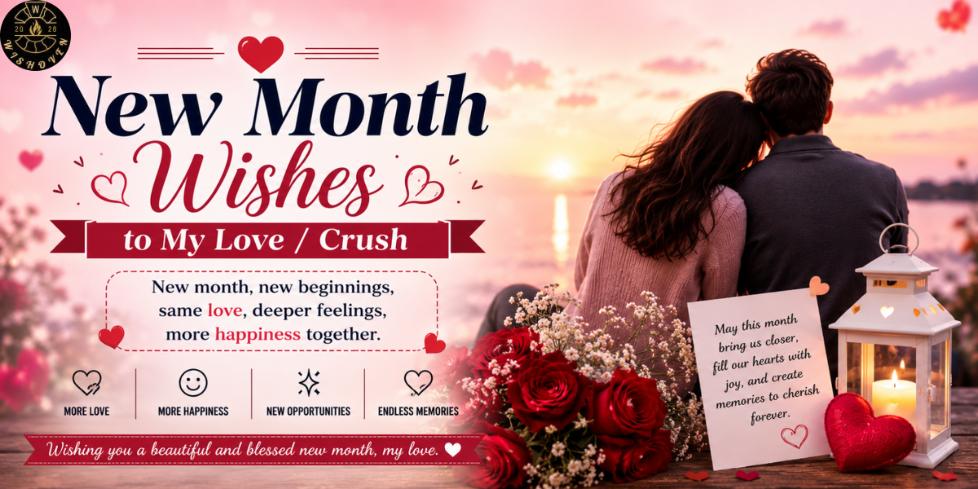 New Month Wishes to My Love Crush