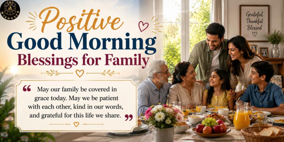 Positive Good Morning Blessings for Family